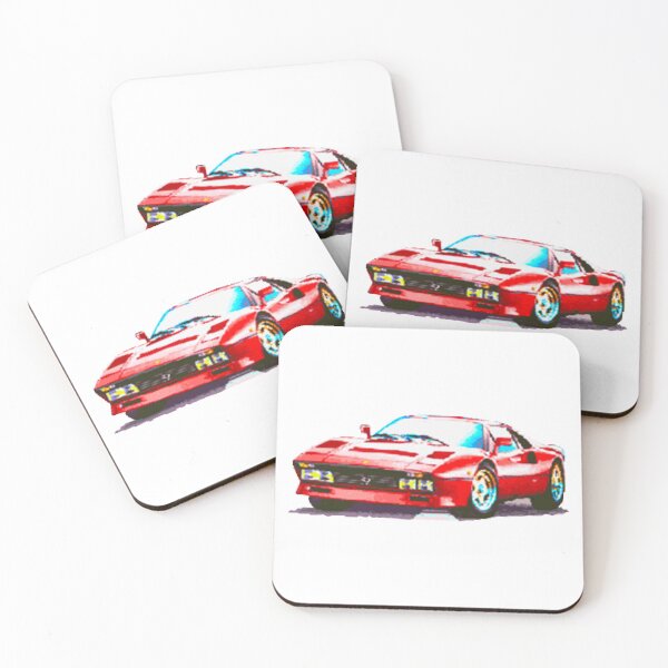 Item preview, RED SPORTS CAR PIXEL designed and sold by CharlieCreator.