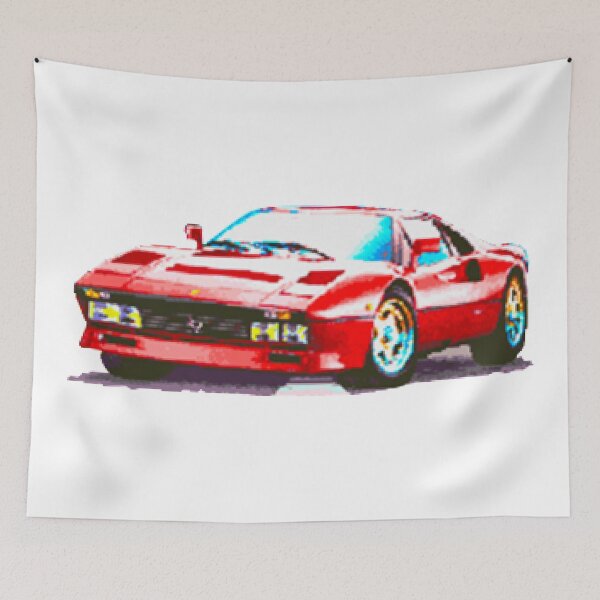 Item preview, RED SPORTS CAR PIXEL designed and sold by CharlieCreator.