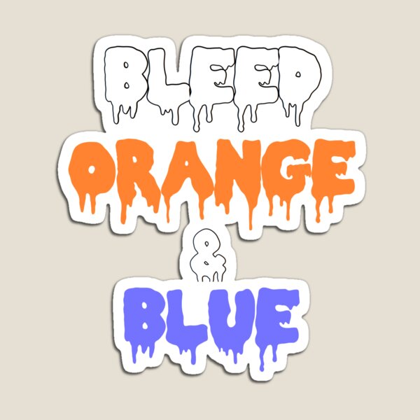 Item preview, Bleed Orange & Blue designed and sold by juliak108.