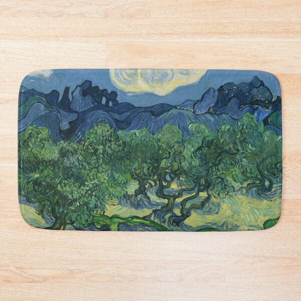 Item preview, Olive Trees with the Alpilles in the Background by Vincent van Gogh (June 1889) designed and sold by allhistory.