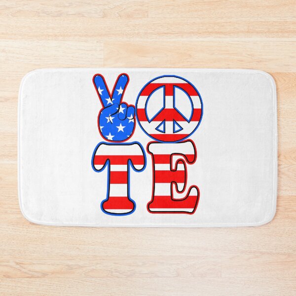 Item preview, Vote Election Vintage Stars and Stripes Peace Sign designed and sold by funnytshirtemp.