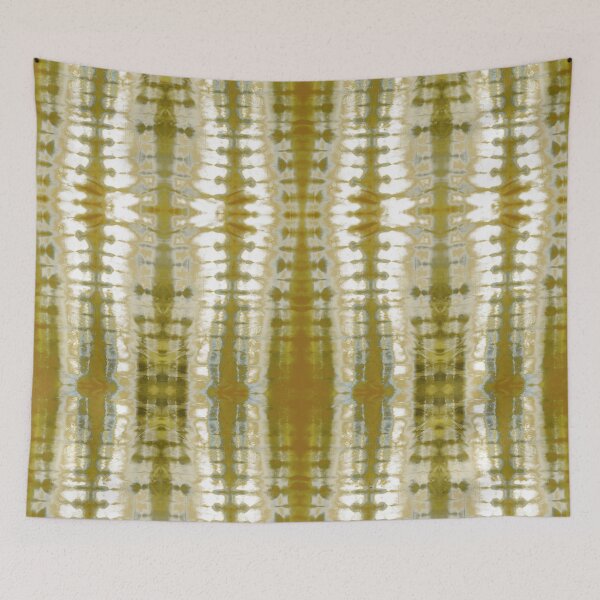 Item preview, Shibori Itajime Table Olive designed and sold by Nina May Designs.