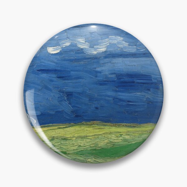 Item preview, Wheatfield Under Thunderclouds by Vincent van Gogh (1890) designed and sold by allhistory.