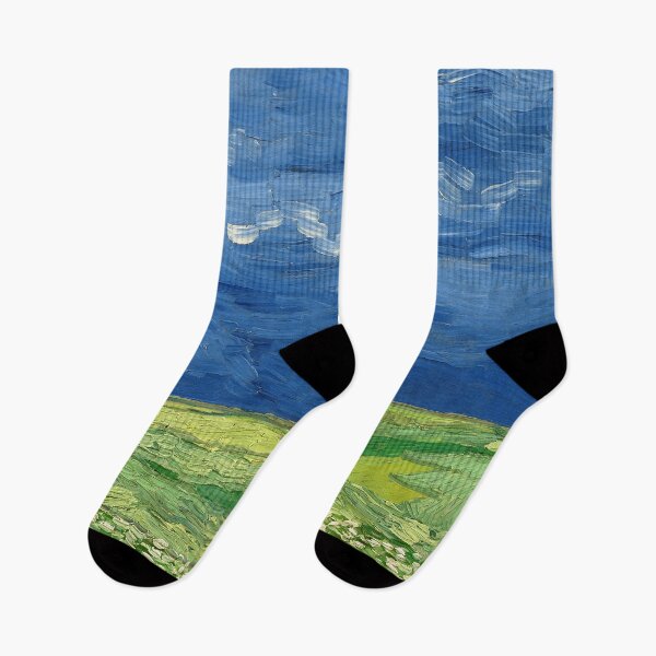 Item preview, Wheatfield Under Thunderclouds by Vincent van Gogh (1890) designed and sold by allhistory.
