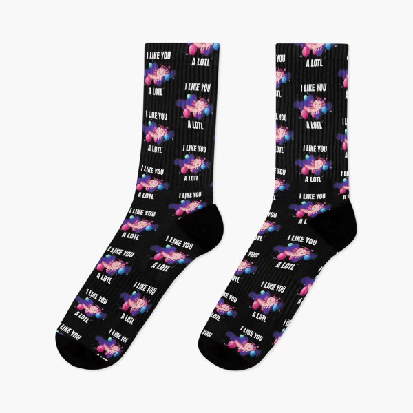 Item preview, I Like You a Lotl Axolotl Space Lurch Cute designed and sold by MooonTees.