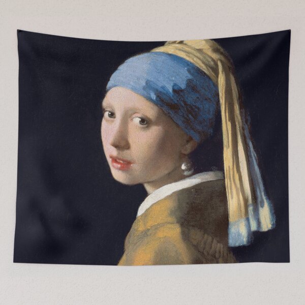 Item preview, Girl with a Pearl Earring by Johannes Vermeer (1665) designed and sold by allhistory.