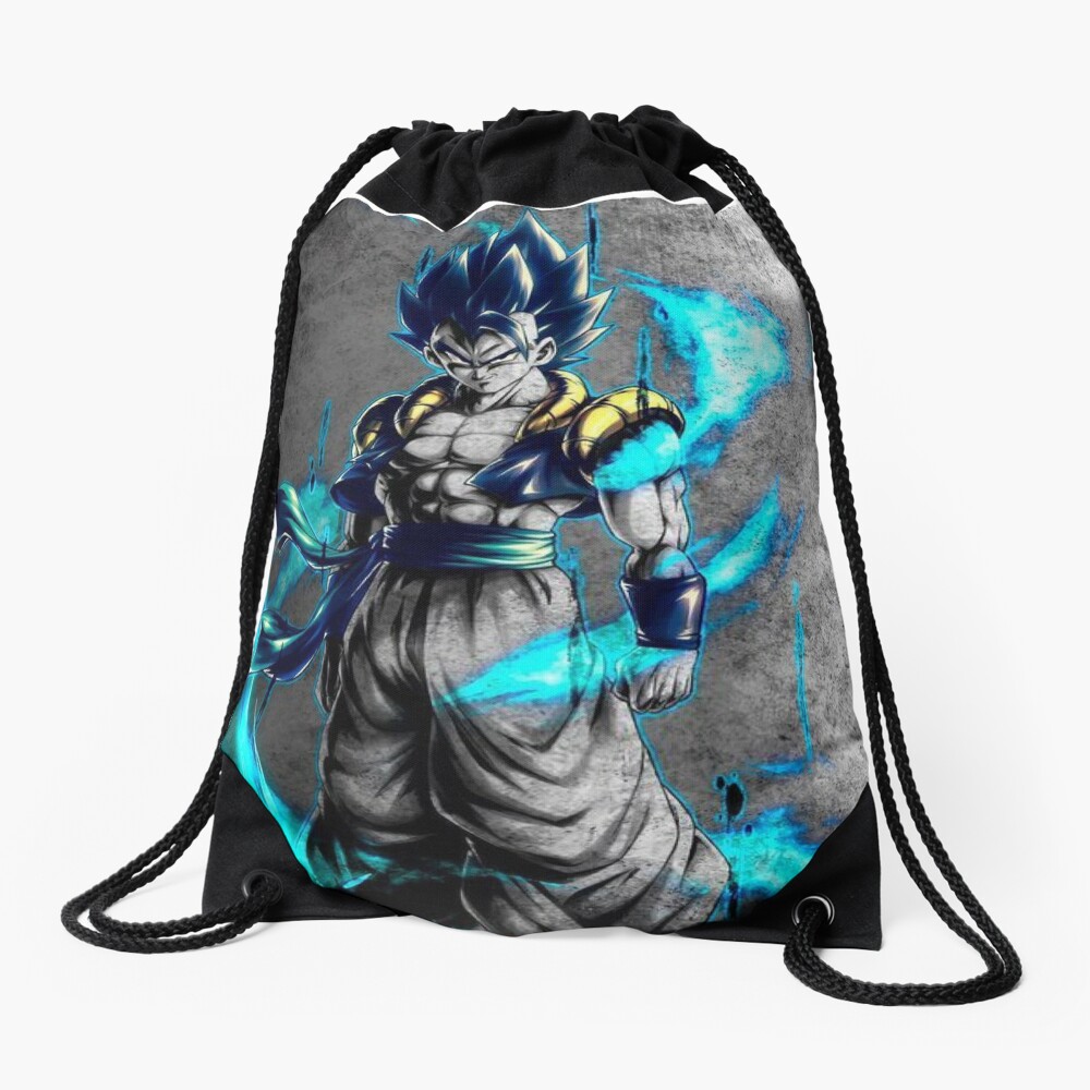 Blue Vegito & Blue Gogeta Drawstring Bag by thomasDten-Art