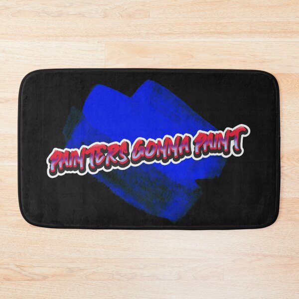 Item preview, Painters Gonna Paint Blue Paint Spatter designed and sold by Niina  Niskanen.