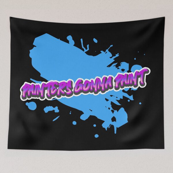 Item preview, Painters Gonna Paint Turquoise Splash designed and sold by Niina  Niskanen.