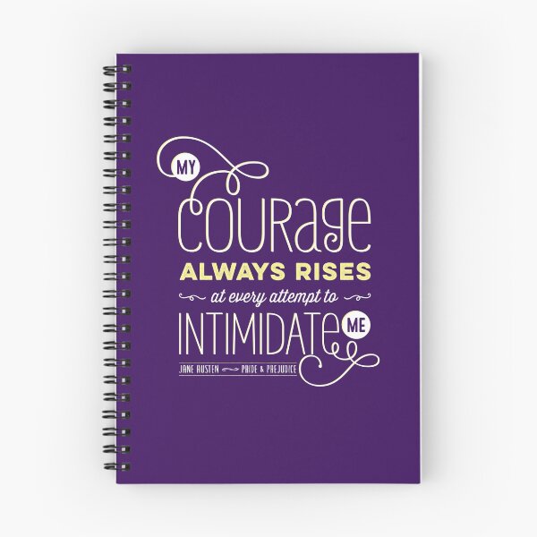 Item preview, Jane Austen: "My Courage Always Rises" designed and sold by tigerbright.