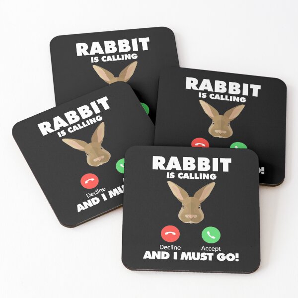 Item preview, My Rabbit is Calling and I Must Go Animals Lover designed and sold by HelloFromAja.