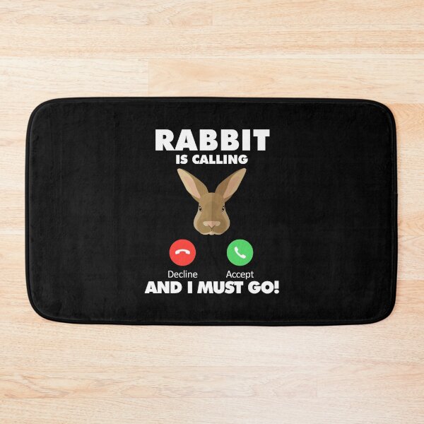 Item preview, My Rabbit is Calling and I Must Go Animals Lover designed and sold by HelloFromAja.