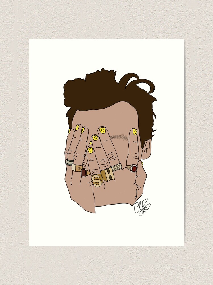 Harry Styles Artwork Art Print By Charliebeeart Redbubble