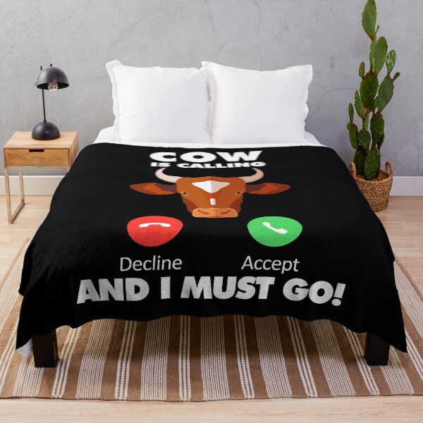 Item preview, My Cow is Calling and I Must Go Animals Lover designed and sold by HelloFromAja.
