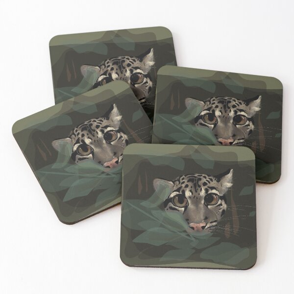 Item preview, Clouded Leopard on the prowl designed and sold by Bundoodle.