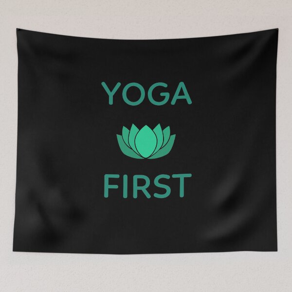 Item preview, Yoga First - Green Lotus Flower designed and sold by passiveisopod.