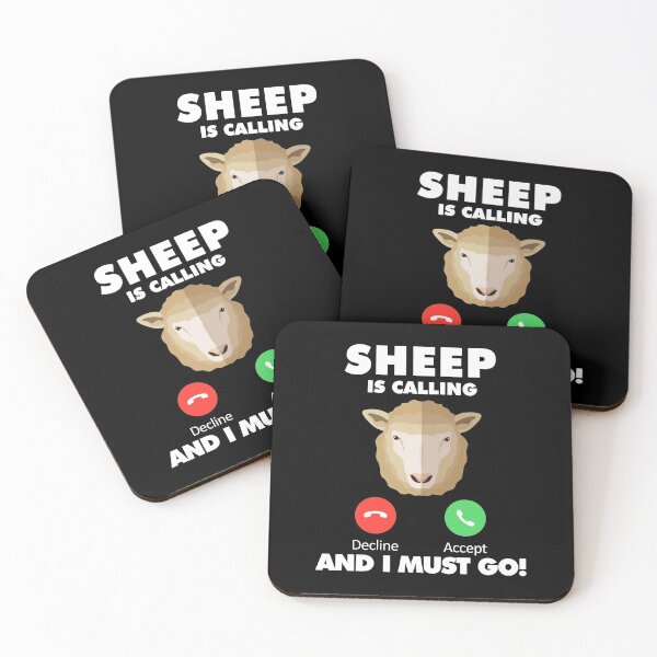 Item preview, My Sheep is Calling and I Must Go Animals Lover designed and sold by HelloFromAja.