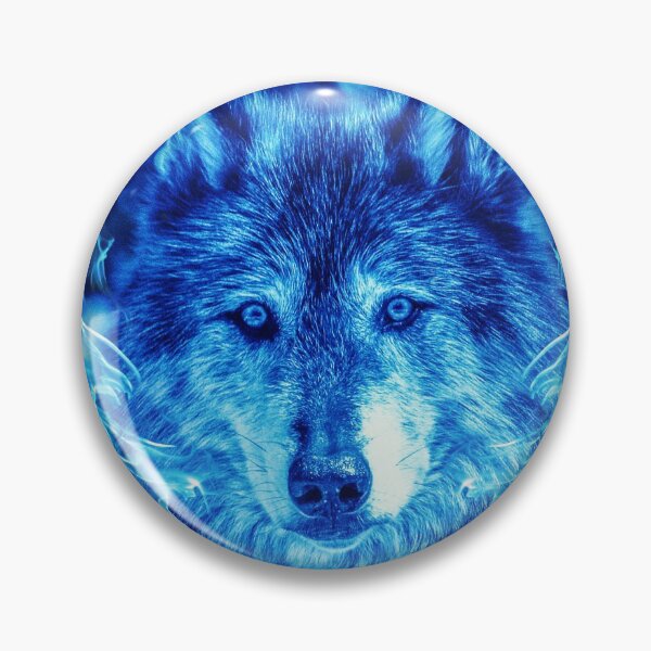 Item preview, Blue Flames Wolf designed and sold by DCornel.