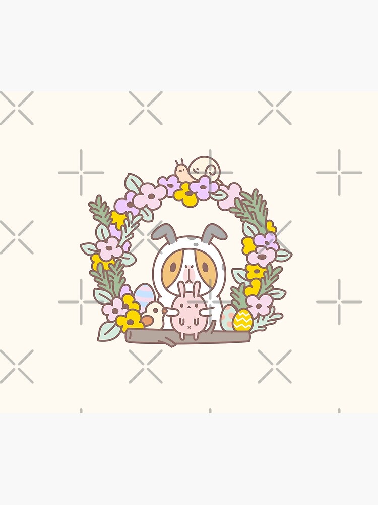 Bubu the Guinea Pig, Easter Guinea Pig in Bunny Costume by Miri-Noristudio