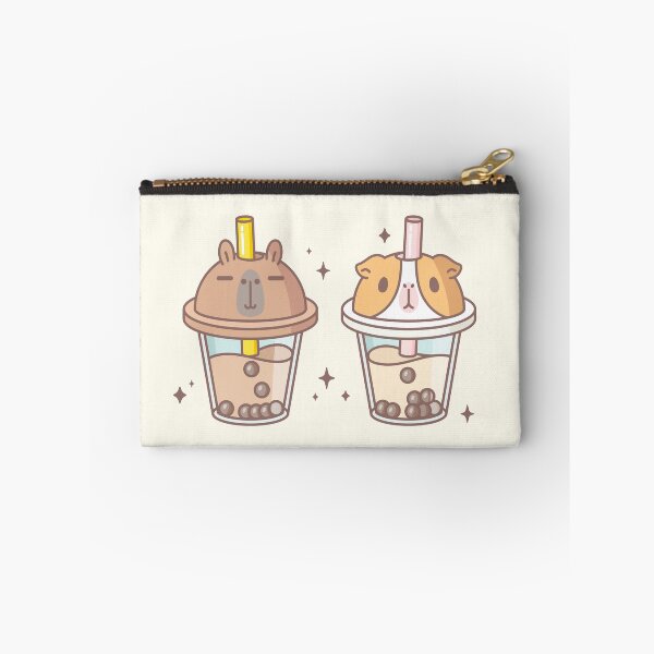 Item preview, Bubu and Moonch, Capybara and Guinea pig Boba Tea  designed and sold by Miri-Noristudio.