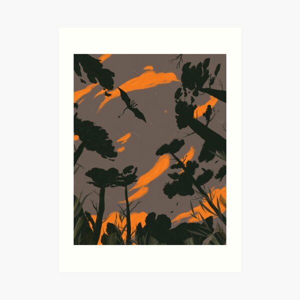 Three-Headed Dragon Art Print