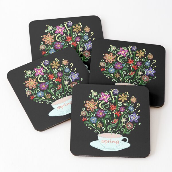 Item preview, Spring in a Cup Cute Pretty Nature Flower  designed and sold by Kate Hyunsu Cho.