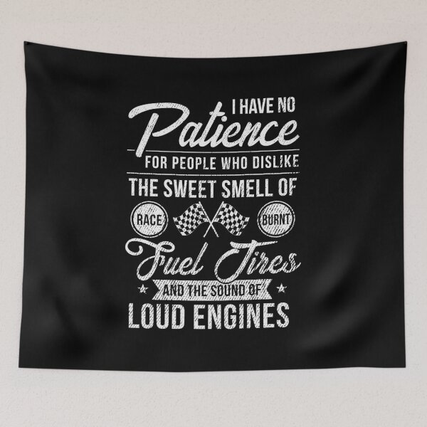 Item preview, Funny Drag Racing No Patience Race Fuel Burnt Tires Gift designed and sold by haselshirt.