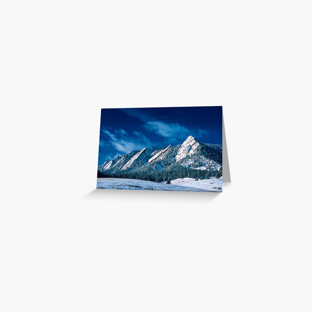 "Majestic The Flatirons of Boulder, Colorado" Greeting Card by nikongreg Redbubble