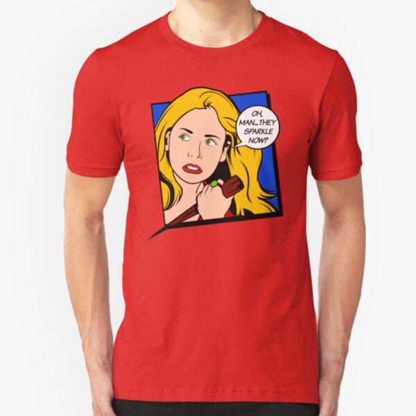 Buffy Pop Art Slim Fit T-Shirt