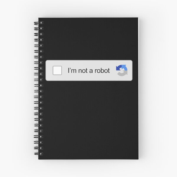 Item preview, I'm Not A Robot Captcha Verification Funny Internet Memes  designed and sold by majuga.