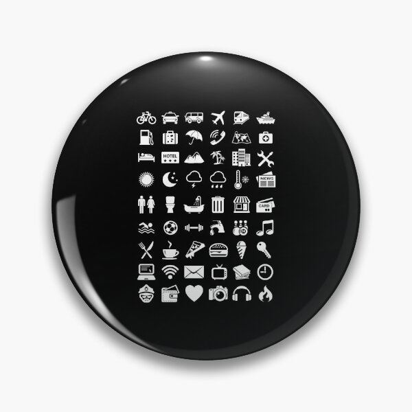 Item preview, Travel Icons Language (White) designed and sold by DCornel.