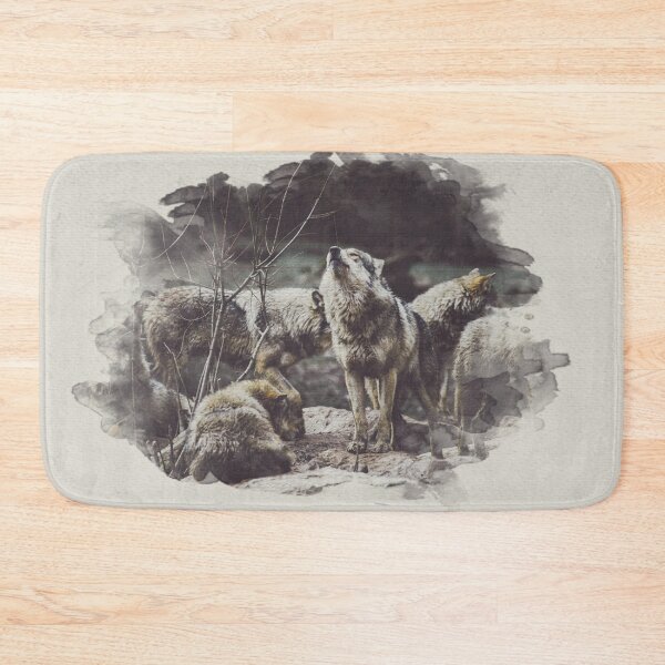 Item preview, Wolfpack Watercolor designed and sold by Alyxandre.