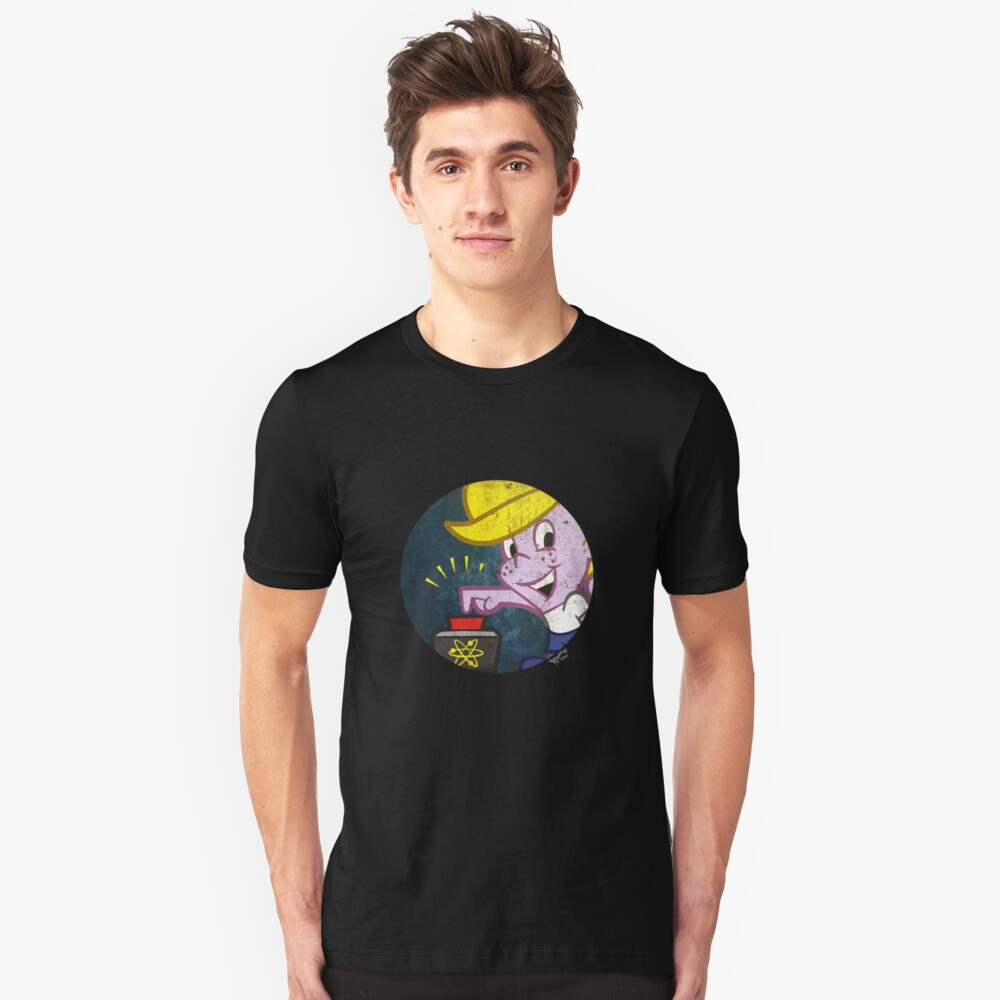 "Atomic" Tommy Forceps in a circle Slim Fit T-Shirt