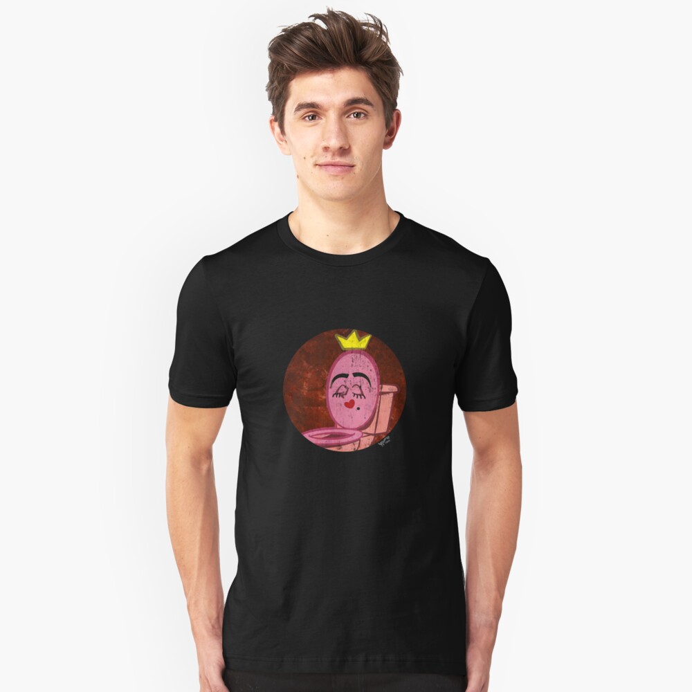 Queen Glandulaire in a Circle Slim Fit T-Shirt