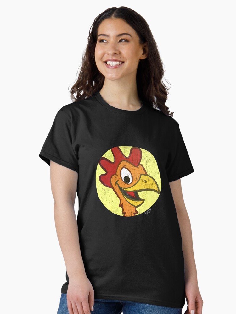 Thumbnail 1 of 7, Classic T-Shirt, Shanker Processed Chicken in a Circle designed and sold by yeeeoww.