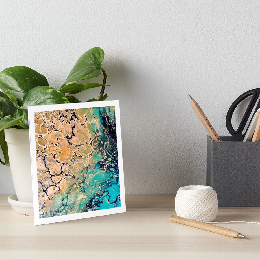 The Beach Art Board Print