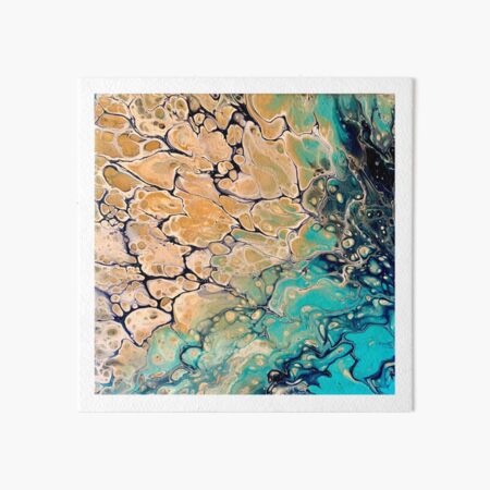 The Beach Art Board Print
