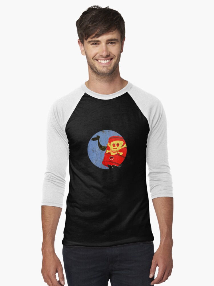 Thumbnail 1 of 3, Baseball ¾ Sleeve T-Shirt, Corchem Man in a Circle designed and sold by yeeeoww.