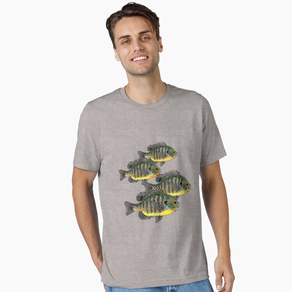 Vista previa del artículo con la obra «Camiseta esencial», diseñado y vendido por fishfolkart.