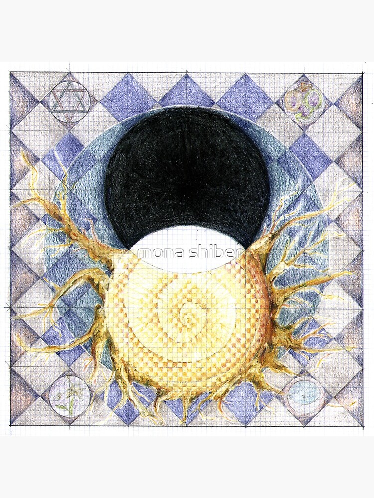 Thumbnail 2 of 2, Greeting Card, wheel 2: Co-Creative Evolution designed and sold by MonaShiber.