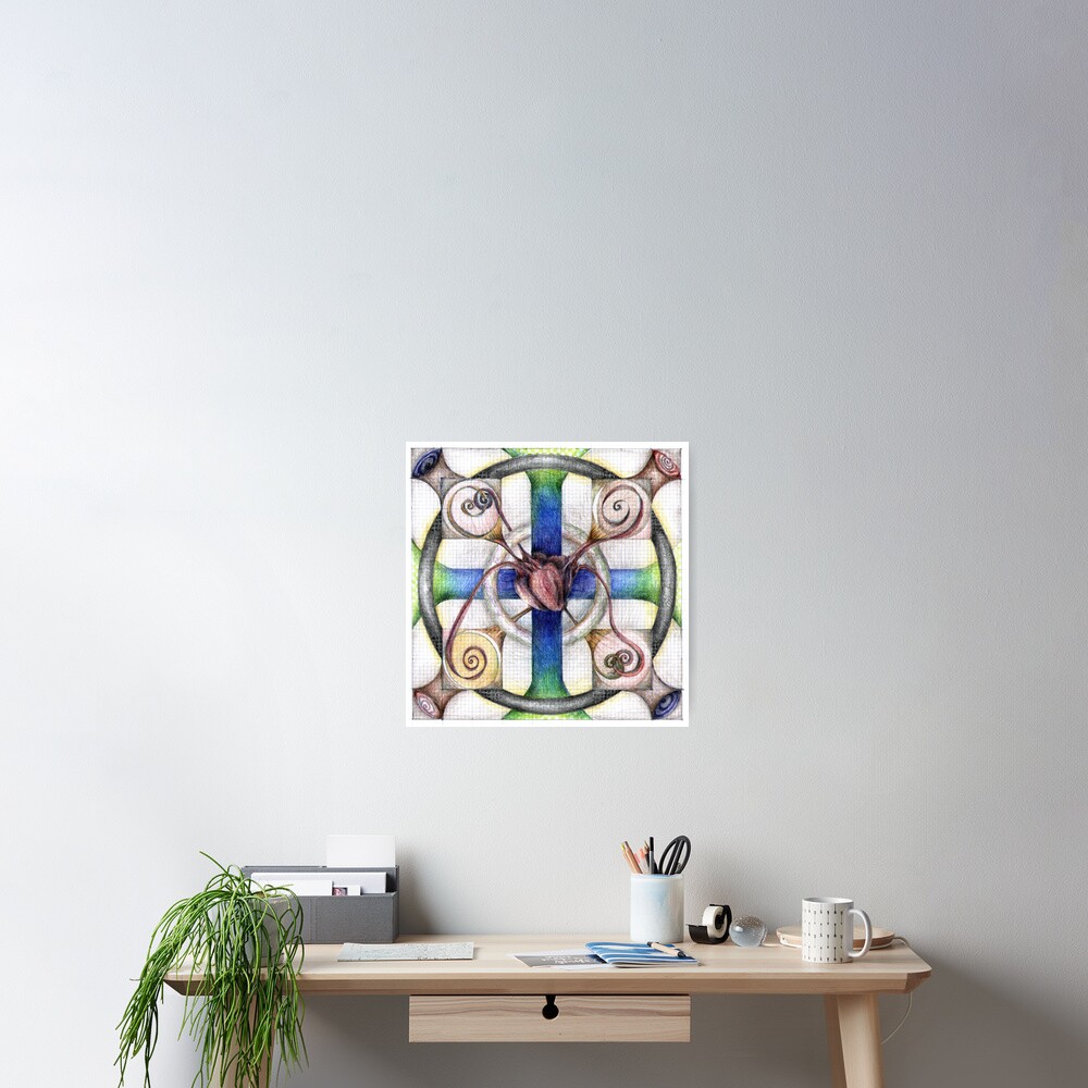 wheel 4: Path with Heart Poster