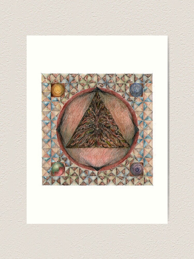 Alternate view of wheel 3: Individuation Art Print