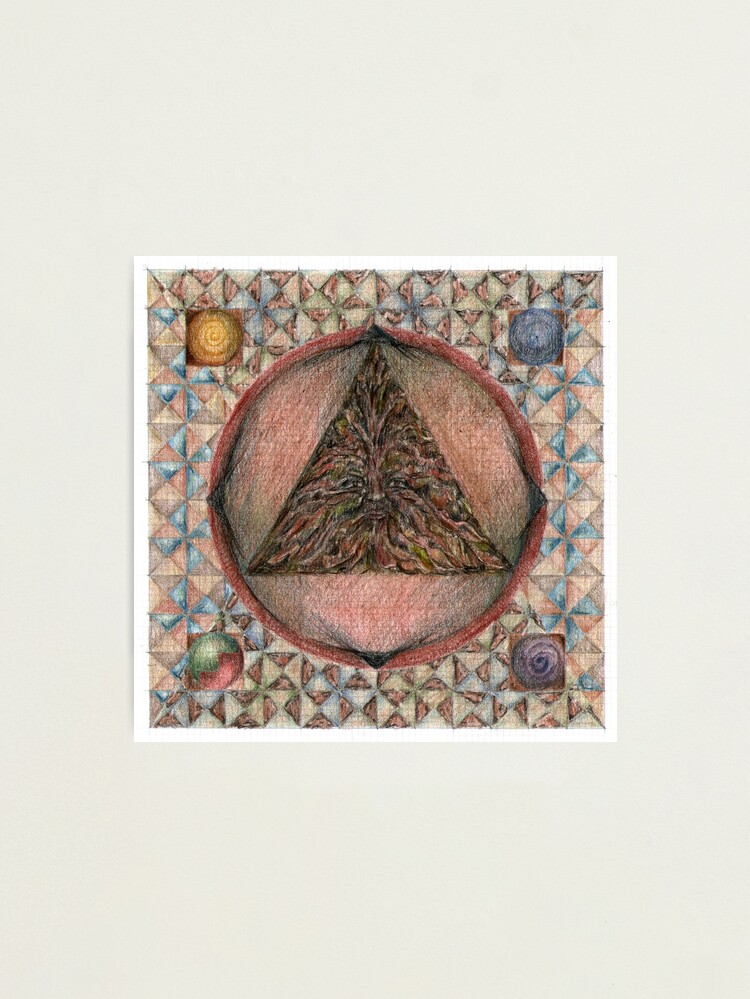 Thumbnail 1 of 3, Photographic Print, wheel 3: Individuation designed and sold by MonaShiber.