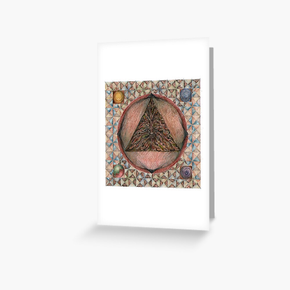 wheel 3: Individuation Greeting Card