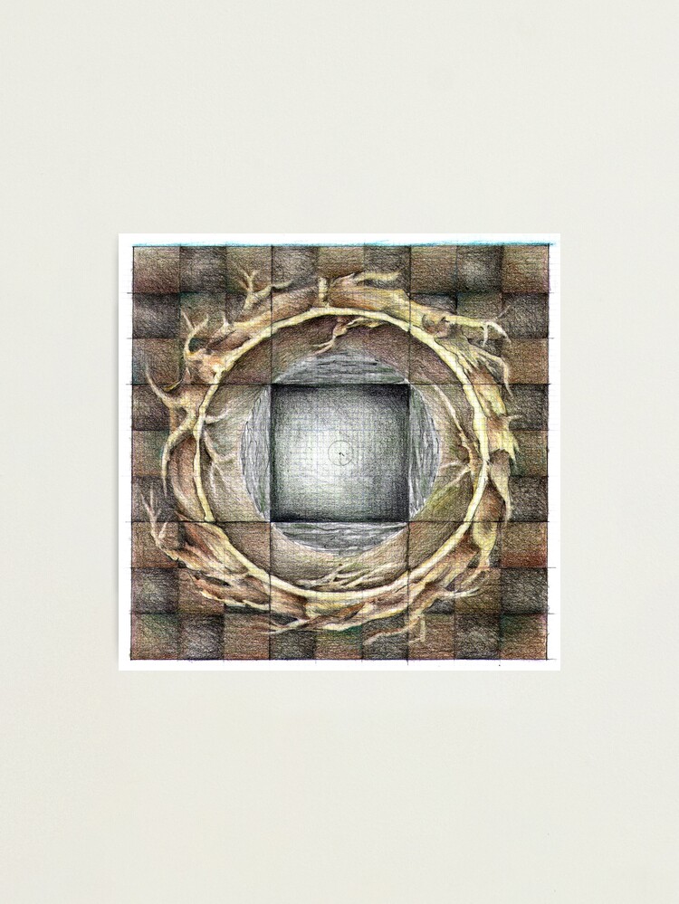 Thumbnail 1 of 3, Photographic Print, wheel 1: Unified Source designed and sold by MonaShiber.