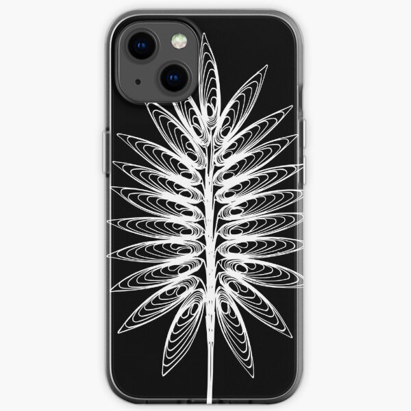 Leaf 1 white iPhone Soft Case