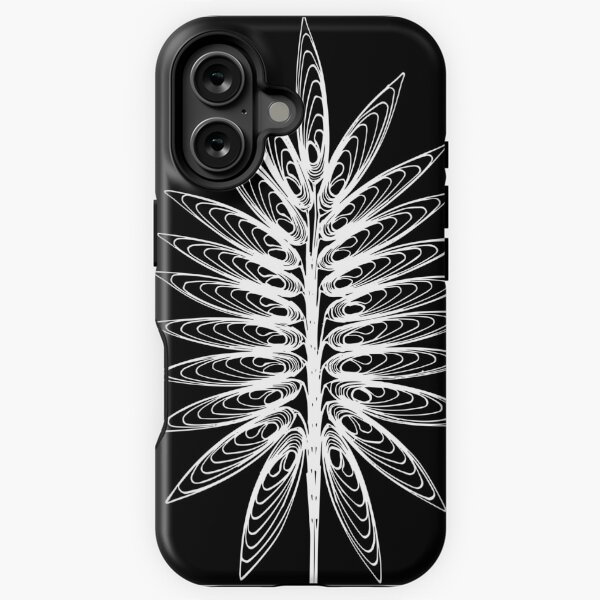 Leaf 1 white iPhone Tough Case