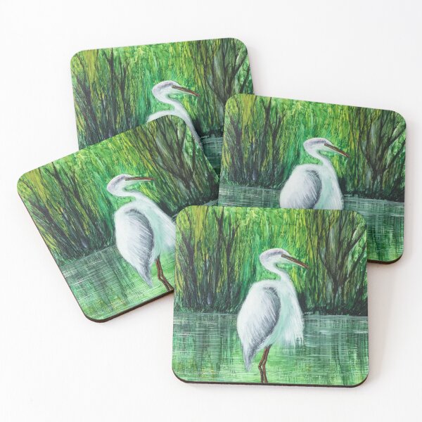 Item preview, Snowy White Egret designed and sold by Nancy Turner.
