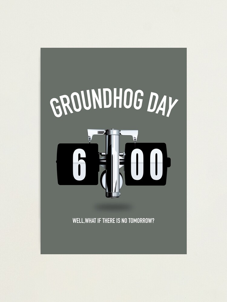 Alternate view of Groundhog Day - Alternative Movie Poster Photographic Print