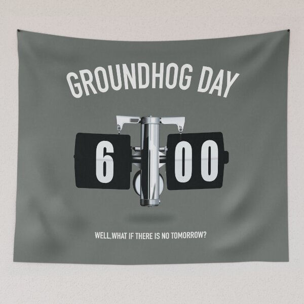 Item preview, Groundhog Day - Alternative Movie Poster designed and sold by MoviePosterBoy.